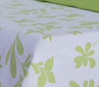 ΤΡΑΠΕΖΟΜΑΝΤΗΛΟ 100% ΒΑΜΒΑΚΙ 140Χ140 LEAVES GREEN
