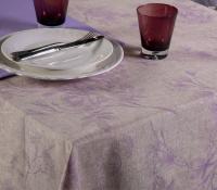 ΤΡΑΠΕΖΟΜΑΝΤΗΛΟ 100%ΒΑΜΒΑΚΙ 140X140 ELITE LILAC