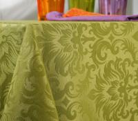 ΤΡΑΠΕΖΟΜΑΝΤΗΛΟ 155Χ260 ΒΑΜΒΑΚΙ-ΠΟΛΥΕΣΤΕΡ DAMASK GREEN