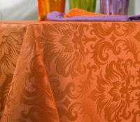 ΤΡΑΠΕΖΟΜΑΝΤΗΛΟ 155Χ260 ΒΑΜΒΑΚΙ-ΠΟΛΥΕΣΤΕΡ DAMASK ORANGE