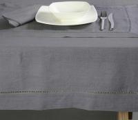 ΤΡΑΠΕΖΟΜΑΝΤΗΛΟ 150Χ260 100% ΛΙΝΟ LINEO GREY