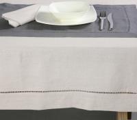 ΤΡΑΠΕΖΟΜΑΝΤΗΛΟ 150Χ260 100% ΛΙΝΟ LINEO IVORY