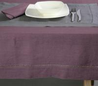 ΤΡΑΠΕΖΟΜΑΝΤΗΛΟ 150Χ260 100% ΛΙΝΟ LINEO LILAC