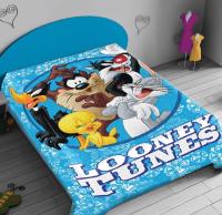 κουβέρτα βελουτέ  παιδική Looney tunes 1.60 x 2.20 εκ