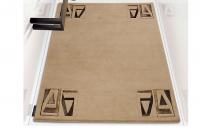 Xαλι  AZZARO BELLO WENGE 160Χ230