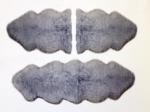 Χαλί sheepskin Guy Laroche silver  60x120