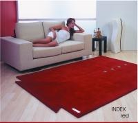 S WOOL TUFTED-INDEX. 160X230 RED