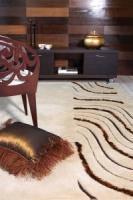WOOL TUFTED-SAND BEIGE BROWN 160X230