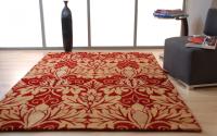 AQUA COLLECTION 1.90X2.90 - DAMASK RED