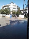 Λείανση της επιφάνειας του γαρμπιλομπετόν με χρήση ελικοπτέρου